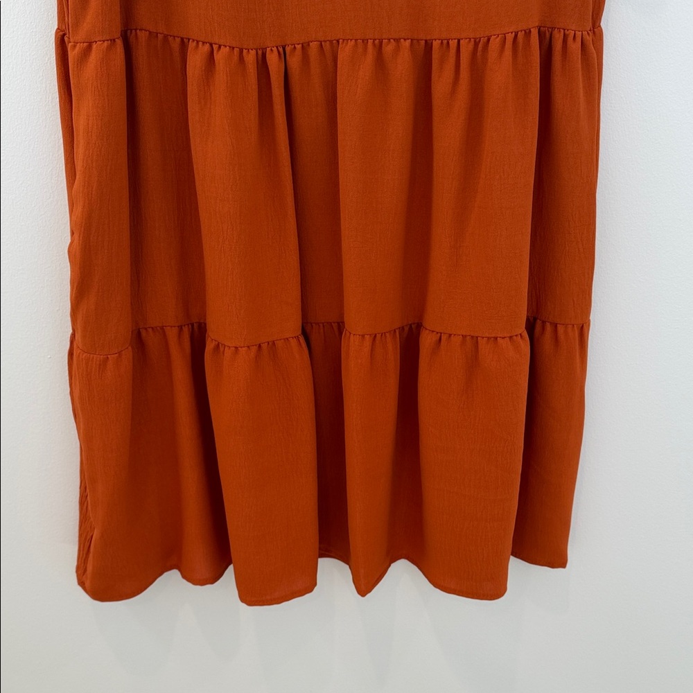 Rust Orange Mini Dress - Picture 8 of 9